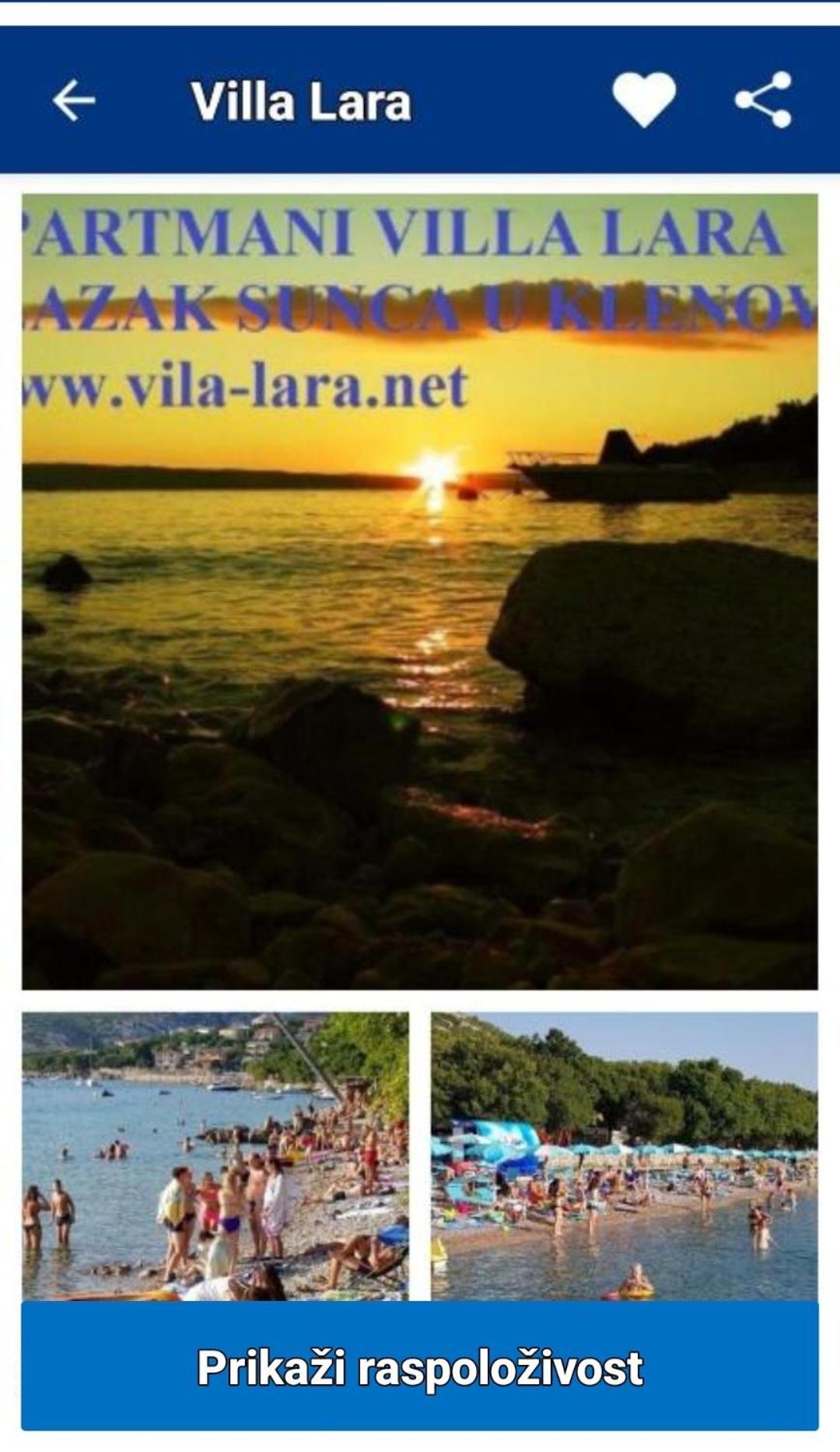 Villa Lara Klenovica Exterior foto